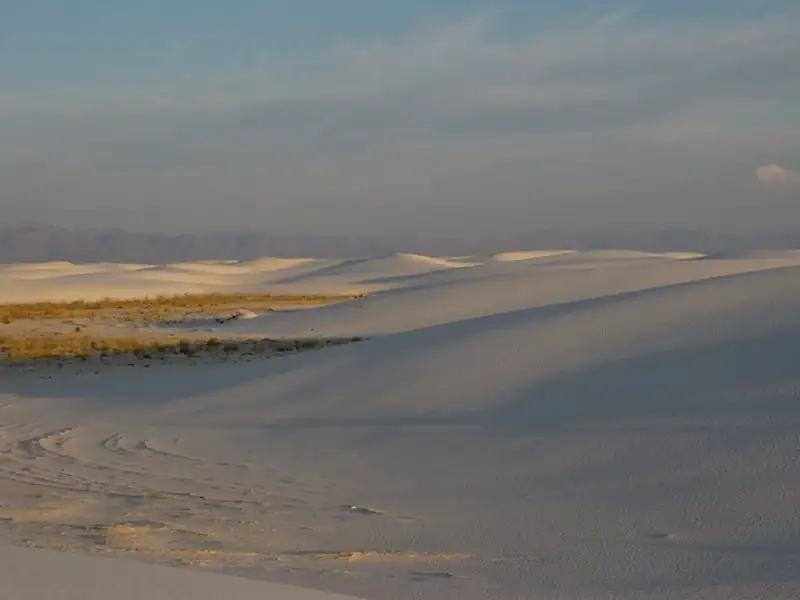 Grey shadows on dunes.